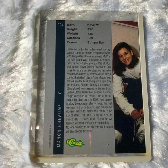 Manon Rheaume Hockey Cards - Picture 6 of 6